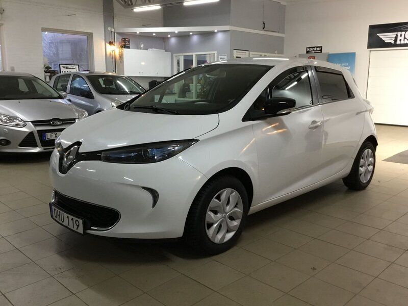 Begagnad Renault Zoe 65 kW (89 HK) 2017 Vit Halvkombi