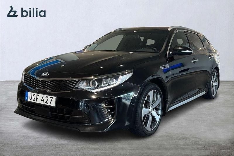 Svart Begagnad 2018 Kia Optima GT-Line Kombi | 179 000 kr (Marknadspris) - Bild 1/4