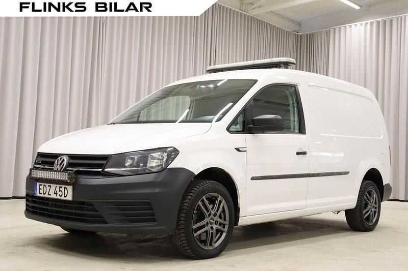 Vit Begagnad 2020 VW Caddy Maxi Minibuss | 189 900 kr (Superpris) - Bild 1/4