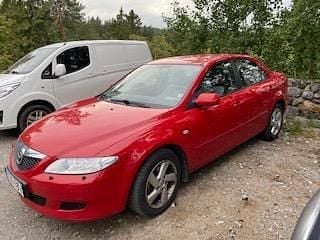 Röd Begagnad 2003 Mazda 6 Touring Sedan | 17 000 kr (Marknadspris) - Bild 1/4