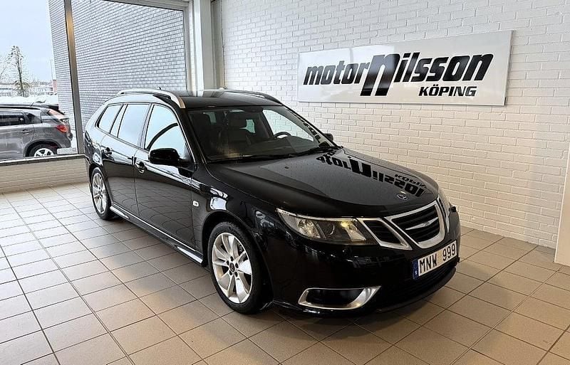 Svart Begagnad 2008 Saab 9-3 Kombi | 79 500 kr - Bild 1/4