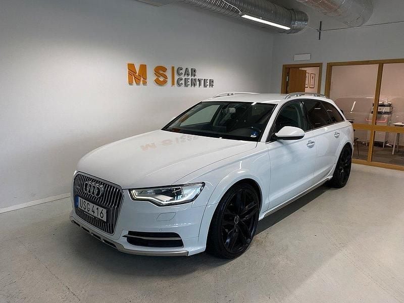 Vit Begagnad 2014 Audi A6 Allroad Kombi | 124 900 kr (Marknadspris) - Bild 1/4