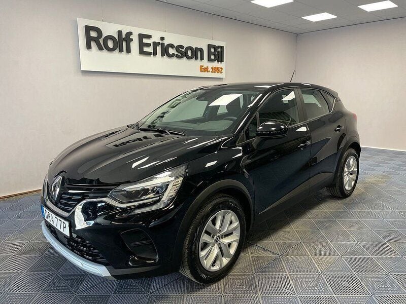 Svart Begagnad 2023 Renault Captur Equilibre SUV | 199 500 kr (Bra pris) - Bild 1/4