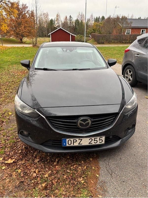 Svart Begagnad 2013 Mazda 6 Optimum Sedan | 80 000 kr (Bra pris) - Bild 1/4