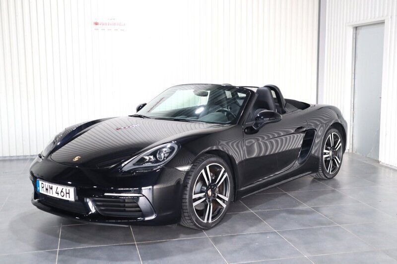 Svart Begagnad 2018 Porsche 718 Boxster Cab | 599 900 kr - Bild 1/4