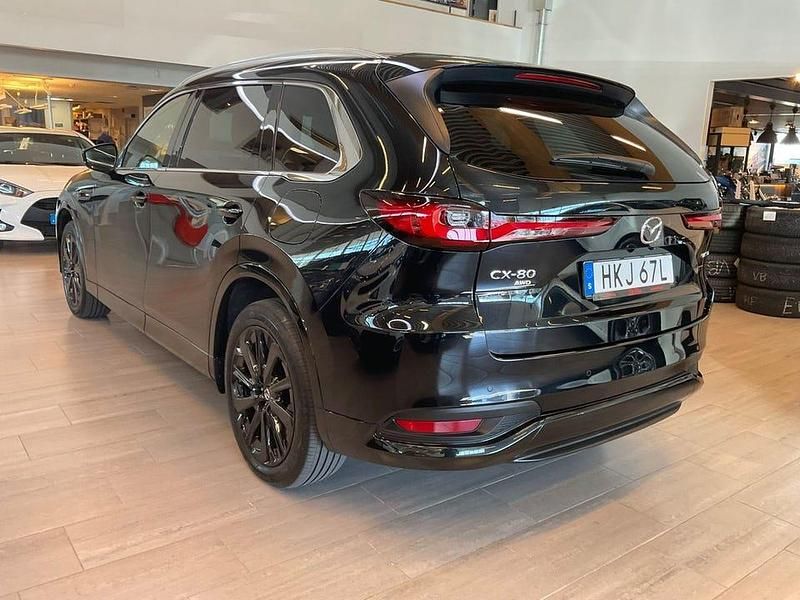 Begagnad Mazda CX-80 Homura-Line 326 HK (239 kW) 2024 Svart SUV