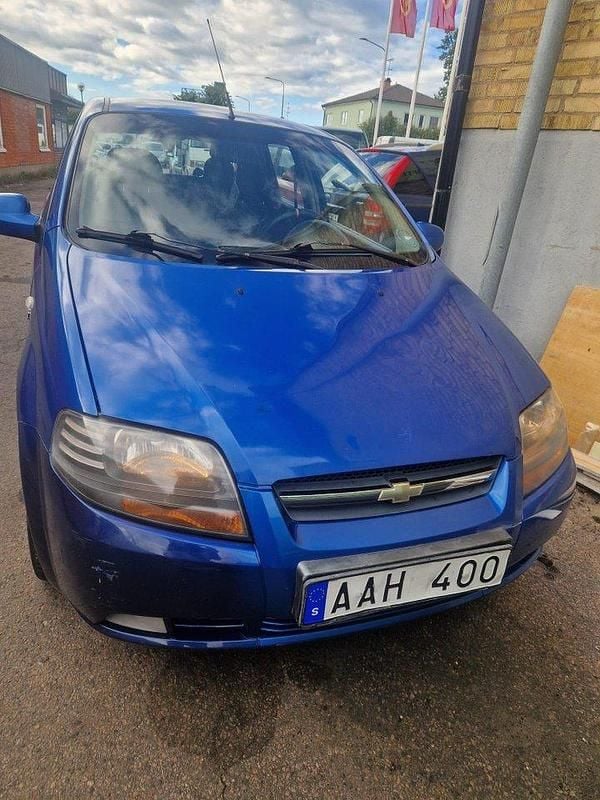 Blå Begagnad 2007 Chevrolet Kalos Halvkombi | 19 000 kr - Bild 1/4
