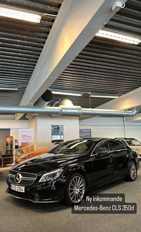 Svart Begagnad 2015 Mercedes CLS350 AMG Sportkupé | 315 000 kr (Marknadspris) - Bild 1/4