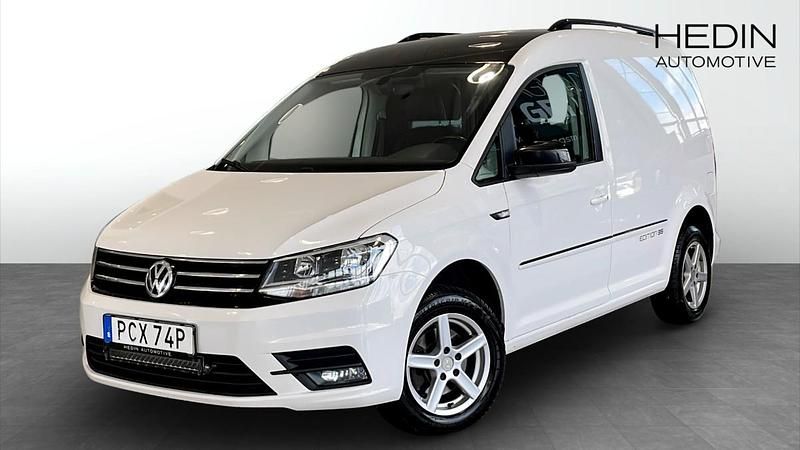Flerfärgad (white) Begagnad 2019 VW Caddy Minibuss | 159 900 kr (Lite dyr) - Bild 1/4