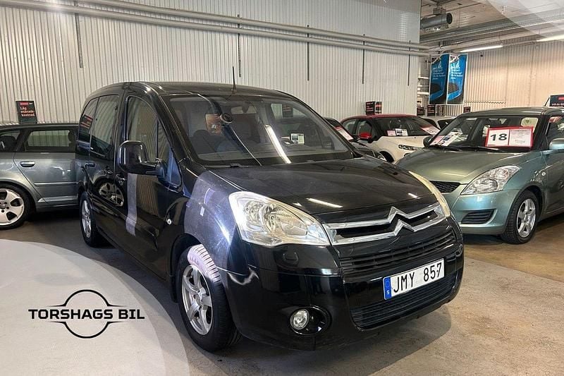 Svart Begagnad 2009 Citroën Berlingo Minibuss | 39 900 kr (Marknadspris) - Bild 1/3