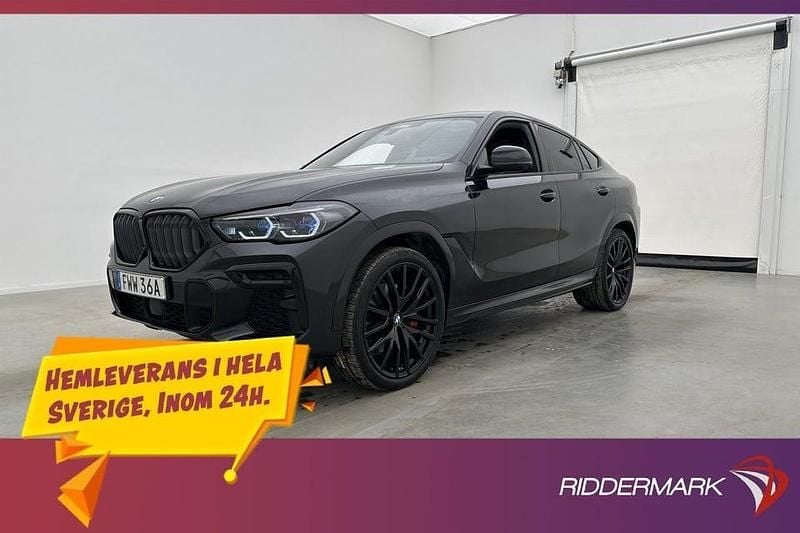 Svart Begagnad 2022 BMW X6 M Sport SUV | 779 800 kr - Bild 1/3