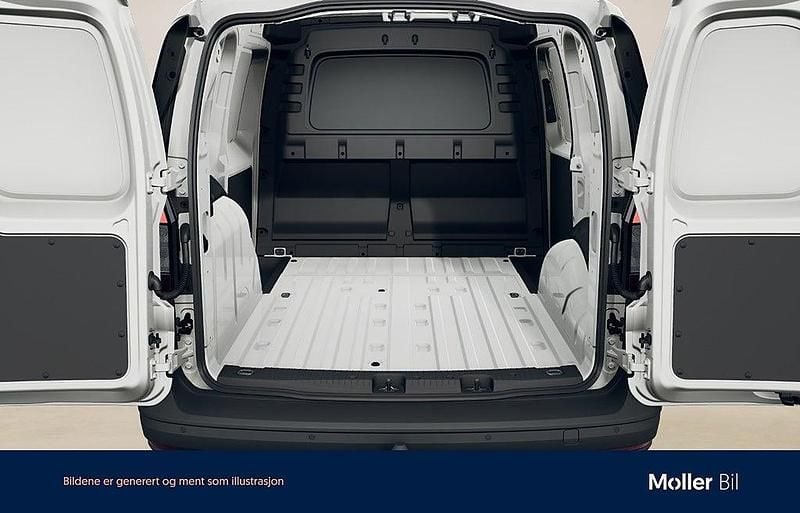 Ny VW Caddy 122 HK (89 kW) 2025 Vit Minibuss