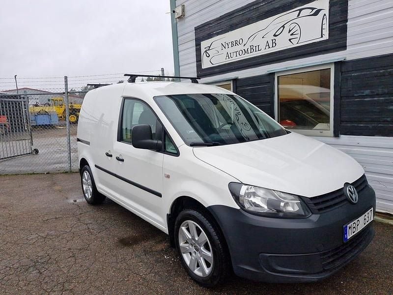 Vit Begagnad 2012 VW Caddy Minibuss | 54 900 kr (Bra pris) - Bild 1/4