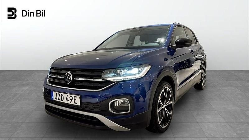 Blå Begagnad 2021 VW T-Cross SUV | 229 900 kr (Marknadspris) - Bild 1/4