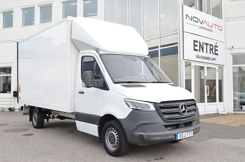 Vit Begagnad 2020 Mercedes Sprinter Van | 319 000 kr (Marknadspris) - Bild 1/4