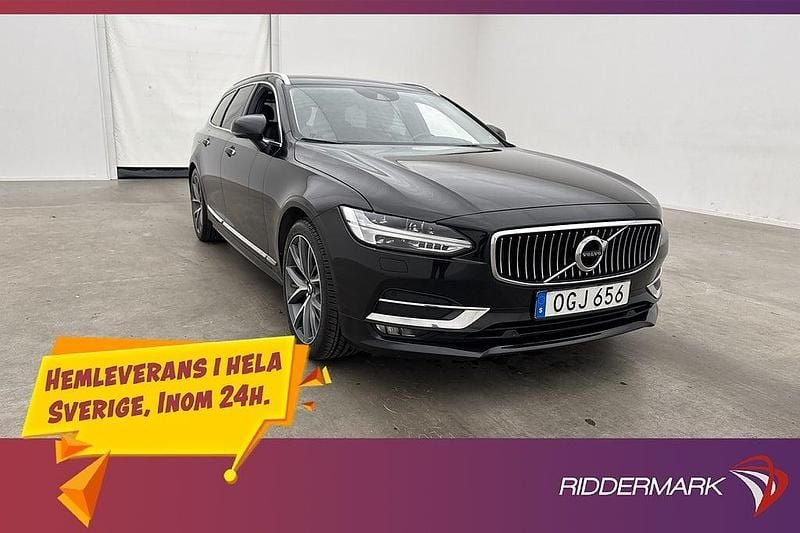 Svart Begagnad 2018 Volvo V90 Inscription Kombi | 249 700 kr (Superpris) - Bild 1/3