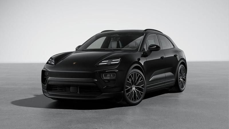 Svart Ny 2025 Porsche Macan Performance Package SUV | 999 000 kr (Dyr) - Bild 1/4