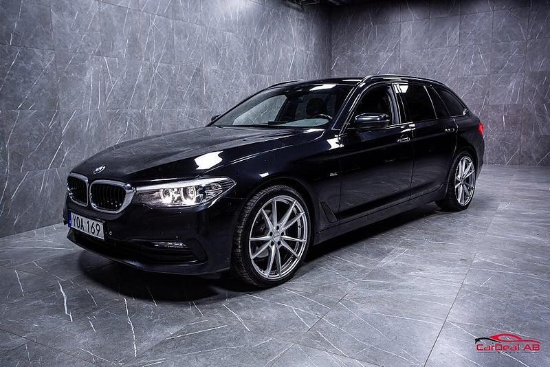 Begagnad BMW 520 Sport Line 190 HK (139 kW) 2017 Svart Kombi