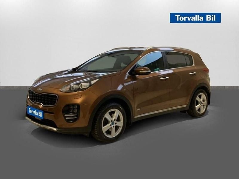 Brun Begagnad 2017 Kia Sportage GT-Line S SUV | 189 900 kr (Bra pris) - Bild 1/4