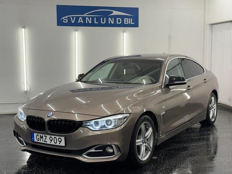 Begagnad BMW 418 Gran Coupé 143 HK (105 kW) 2014 Ljusbrun Sportkupé