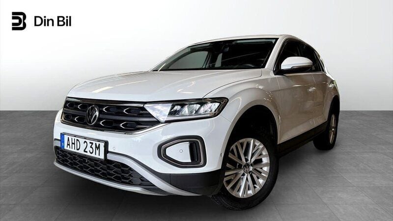 Vit Begagnad 2022 VW T-Roc SUV | 259 900 kr (Marknadspris) - Bild 1/4