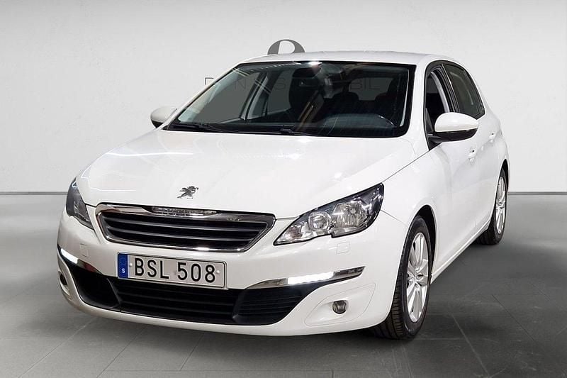 Vit Begagnad 2014 Peugeot 308 Active Halvkombi | 74 900 kr (Bra pris) - Bild 1/3