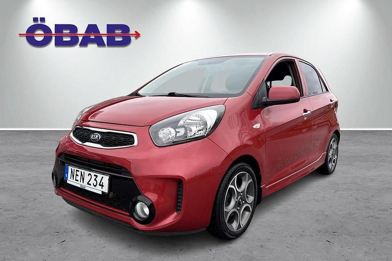 Röd Begagnad 2016 Kia Picanto Halvkombi | 84 800 kr (Marknadspris) - Bild 1/4