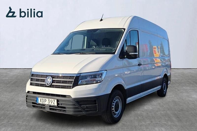 Vit Begagnad 2021 VW Crafter Van | 336 250 kr (Superpris) - Bild 1/4