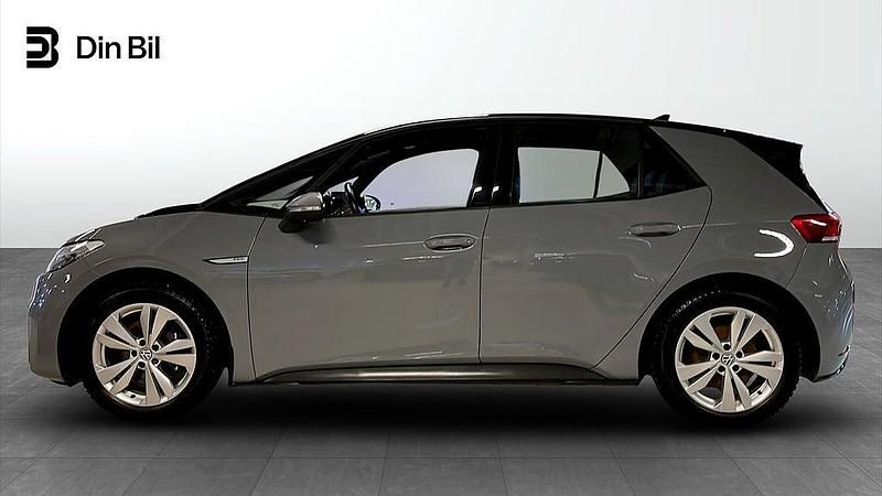 Begagnad VW ID.3 Pro Performance 150 kW (204 HK) 2022 Grå Halvkombi