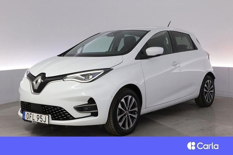 Vit Begagnad 2021 Renault Zoe Intens Halvkombi | 199 900 kr (Dyr) - Bild 1/4