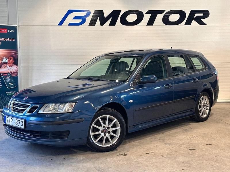 Blå Begagnad 2006 Saab 9-3 Linear Kombi | 39 900 kr (Dyr) - Bild 1/4