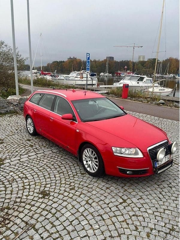 Röd Begagnad 2006 Audi A6 Kombi | 42 000 kr (Lite dyr) - Bild 1/4