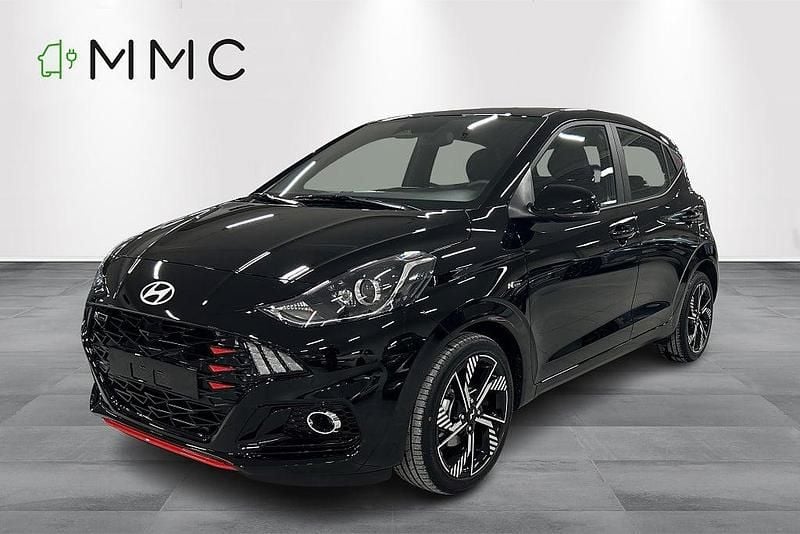 Ny Hyundai i10 N Line 90 HK (66 kW) 2025 Svart Halvkombi