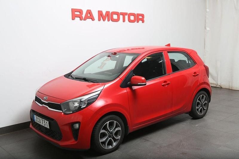 Röd Begagnad 2018 Kia Picanto Advance Halvkombi | 89 800 kr (Marknadspris) - Bild 1/2