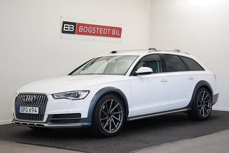 Vit (ibisvit) Begagnad 2016 Audi A6 Allroad Sport Kombi | 156 000 kr (Marknadspris) - Bild 1/4