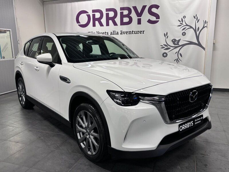 Vit Ny 2024 Mazda CX-60 Exclusive-Line SUV | 499 500 kr (Marknadspris) - Bild 1/4