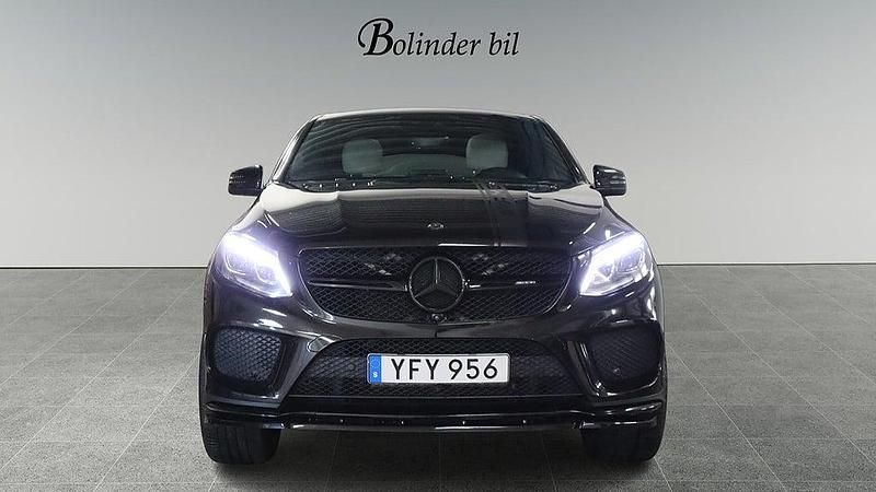 Begagnad Mercedes GLE43 AMG AMG 367 HK (269 kW) 2016 Svart Sportkupé