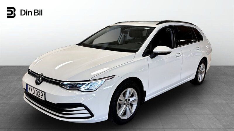 Vit Begagnad 2022 VW Golf VIII Kombi | 264 800 kr (Marknadspris) - Bild 1/2
