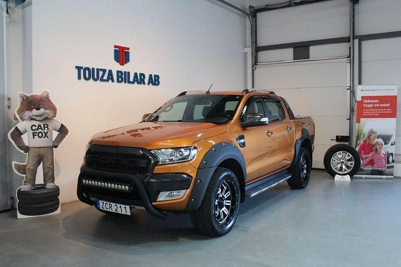 Orange Begagnad 2018 Ford Ranger Pickup | 279 900 kr (Marknadspris) - Bild 1/4