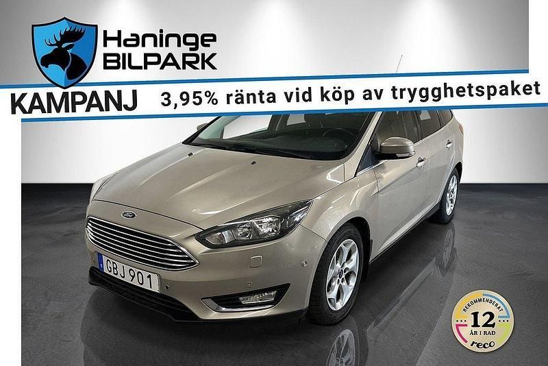 Grå Begagnad 2014 Ford Focus Titanium Kombi | 79 900 kr (Lite dyr) - Bild 1/1