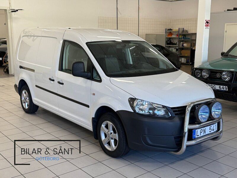 Vit Begagnad 2011 VW Caddy Maxi Minibuss | 62 900 kr (Marknadspris) - Bild 1/4