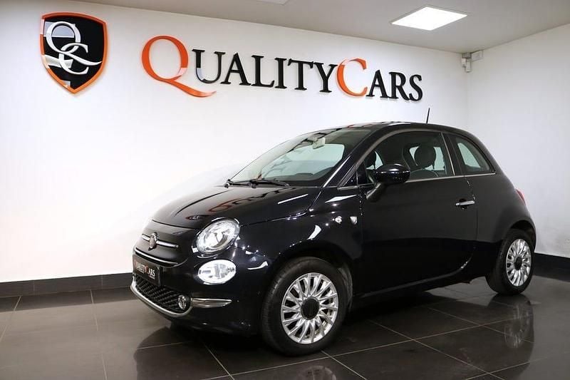 Svart Begagnad 2016 Fiat 500 Lounge Halvkombi | 89 000 kr (Marknadspris) - Bild 1/4
