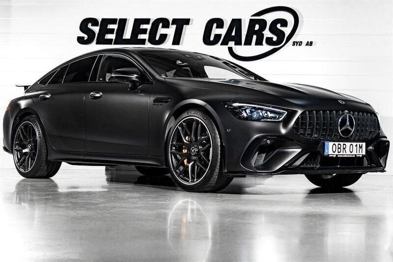 Grå Begagnad 2023 Mercedes AMG GT63 S E Performance AMG Sportkupé | 1 425 000 kr - Bild 1/4