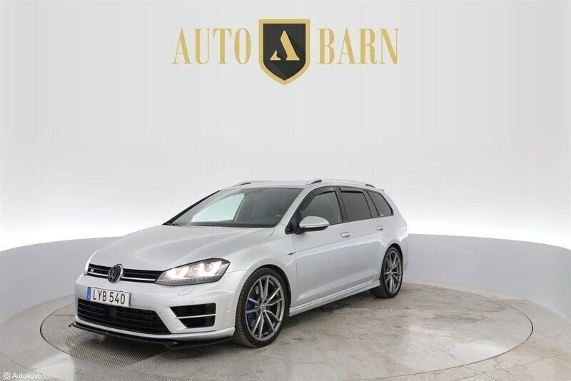 Silver Begagnad 2015 VW Golf VII R Kombi | 218 700 kr (Marknadspris) - Bild 1/4