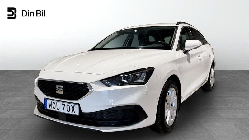 Vit Begagnad 2022 Seat Leon Style Kombi | 204 900 kr (Marknadspris) - Bild 1/4