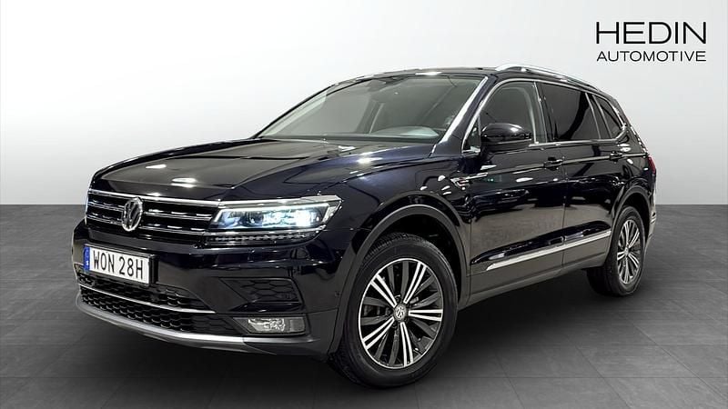 Svart (blue) Begagnad 2019 VW Tiguan Allspace SUV | 239 900 kr (Bra pris) - Bild 1/4