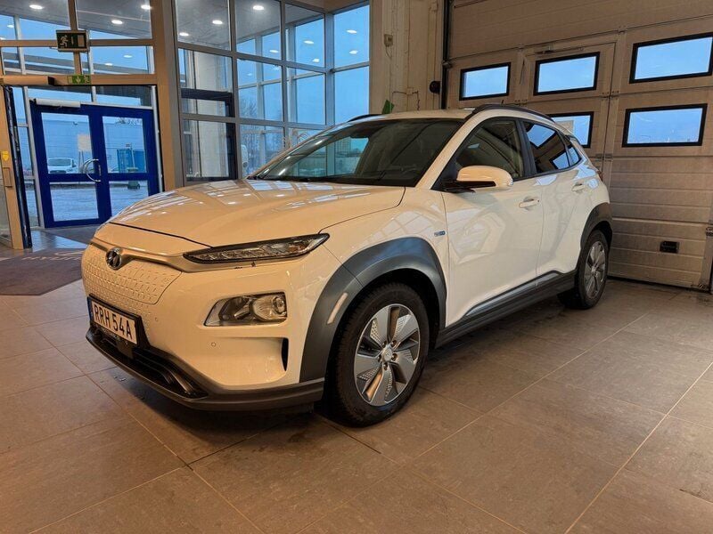 Vit Begagnad 2018 Hyundai Kona Trend SUV | 209 900 kr - Bild 1/4