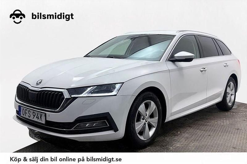 Vit Begagnad 2021 Skoda Octavia Style Kombi | 179 900 kr (Marknadspris) - Bild 1/3