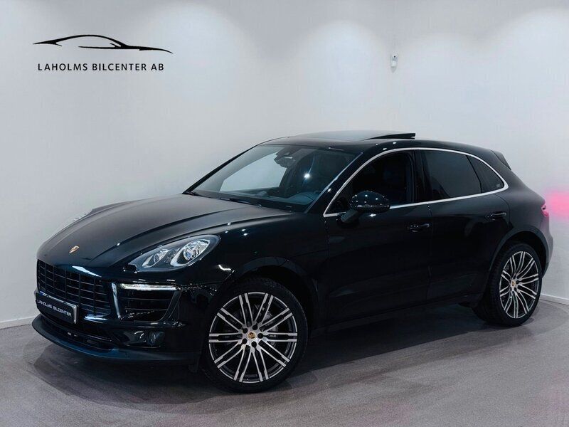 Svart Begagnad 2017 Porsche Macan S Sport SUV | 399 900 kr (Lite dyr) - Bild 1/4