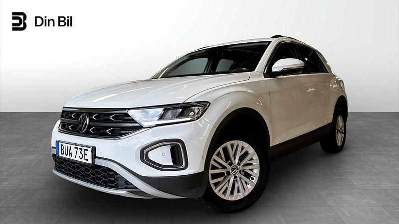 Vit Begagnad 2022 VW T-Roc Life SUV | 219 900 kr (Marknadspris) - Bild 1/4